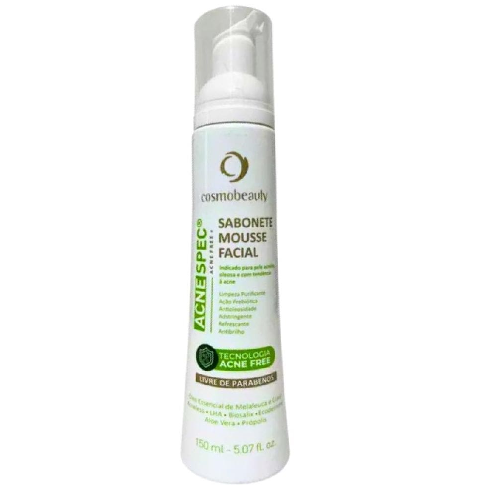 Acne Spec Cosmobeauty 150ml Sabonete Para Peles Acneicas