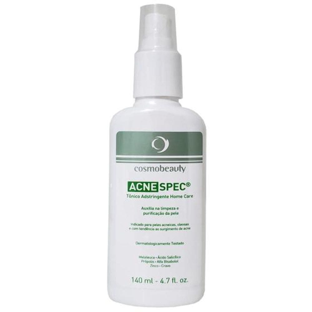 Acne Spec Tônico Adstrigente Home Care Cosmobeauty 140ml