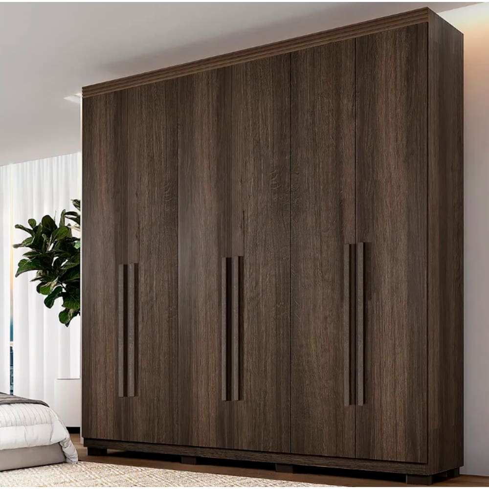 Guarda Roupa Moscou 6 Portas Imbuia - Benetil