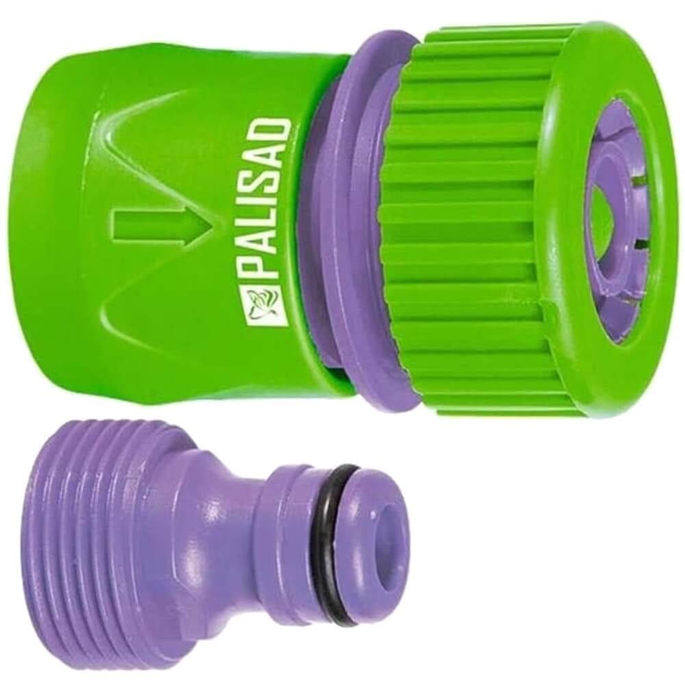 Engate Rápido 3/4”” Macho com Bloqueador de Passagem Rosca Externa - 657558 - PALISAD CAMPING