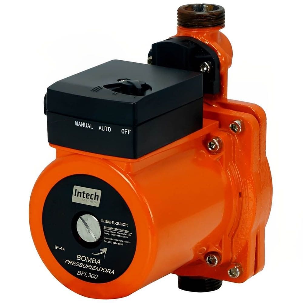 Bomba Pressurizadora 300 Watts 220 Volts - BFL300 - INTECH MACHINE