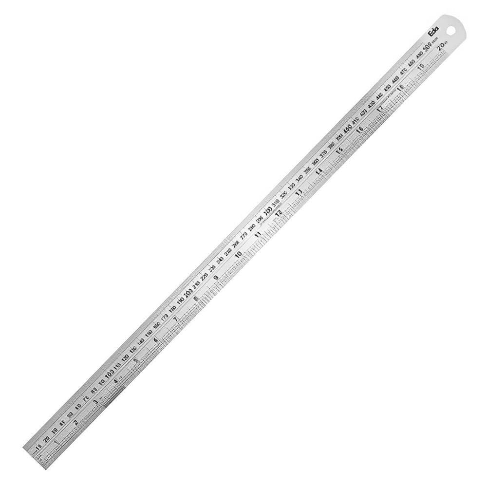 Régua de Aço Inox 20”” 50 cm - 2JI - EDA