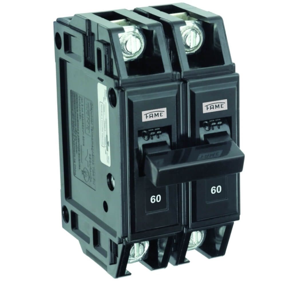 Disjuntor NEMA Bipolar FN 2P de 60 Ampères - 5168 - FAME