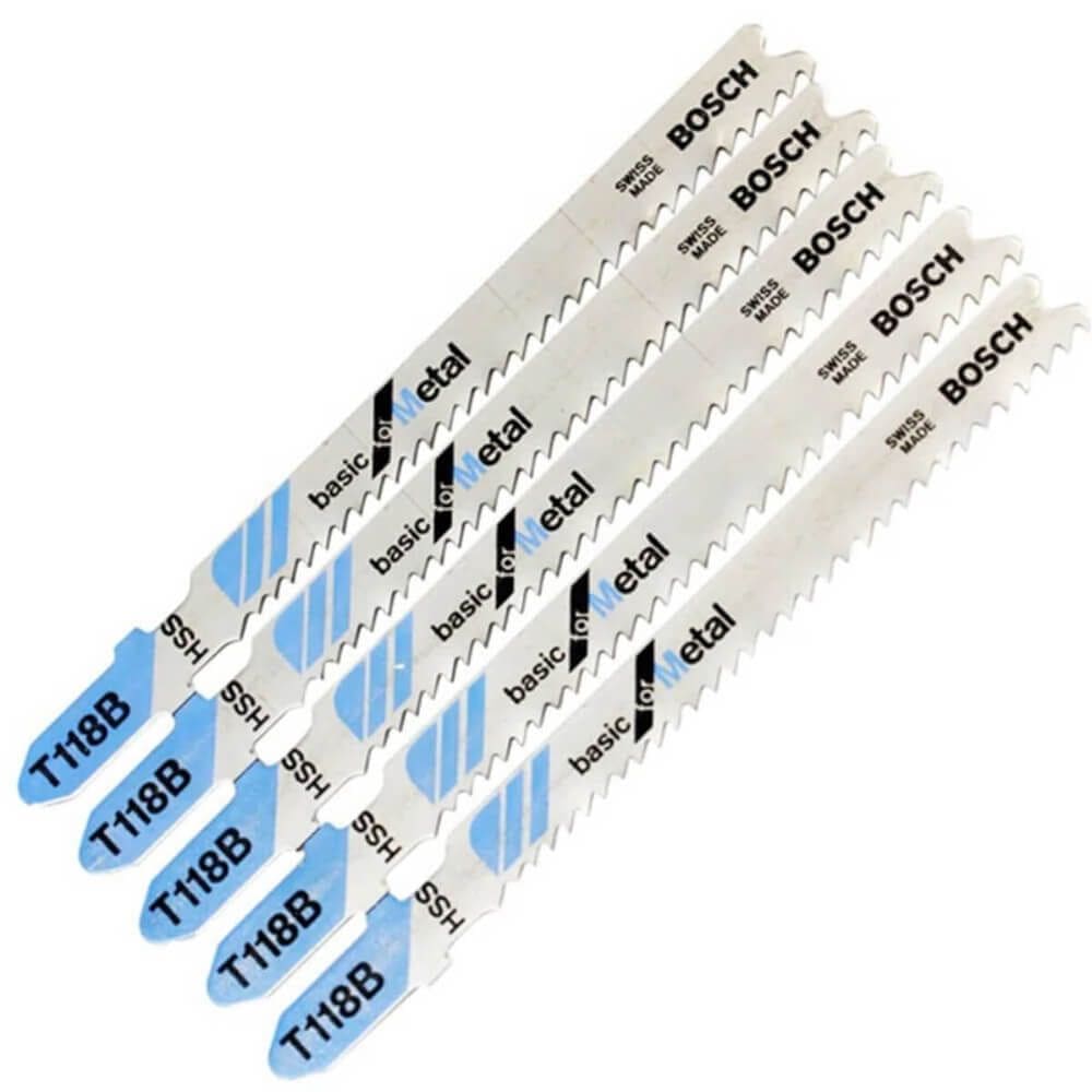 Jogo de Serras Tico Tico T 118 B para Metal 5 Peças - 2608668146 - BOSCH