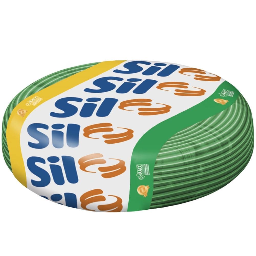Cabo Flexsil de Cobre 16mm 750 Volts Verde com 100 Metros - 3.022 vd - SIL