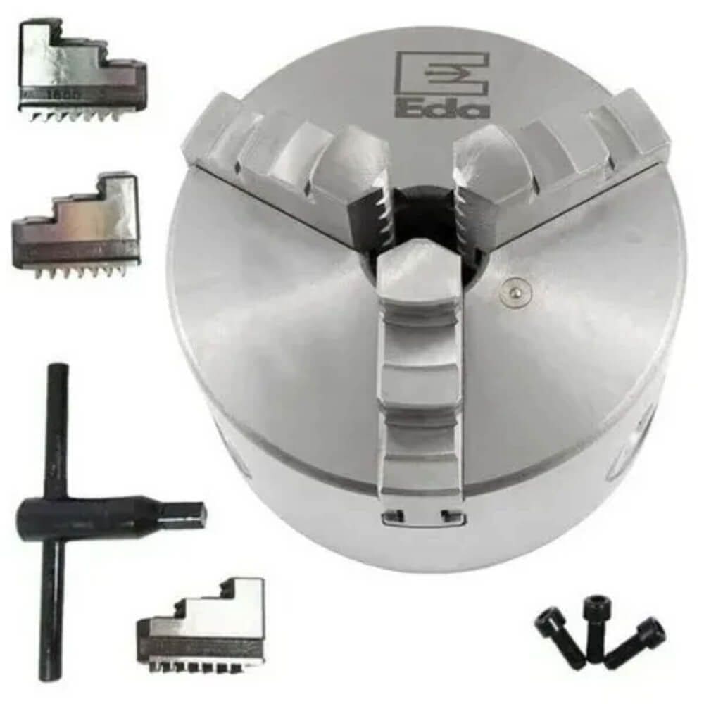 Placa para Torno Com 3 Castanhas 130mm - 2GK - EDA