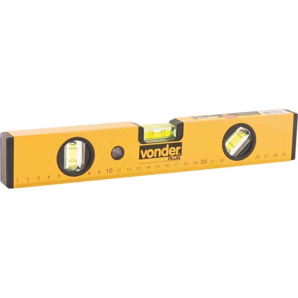 Nível de Alumínio Com Base Magnética 12””- 35.35.100.120 - VONDER