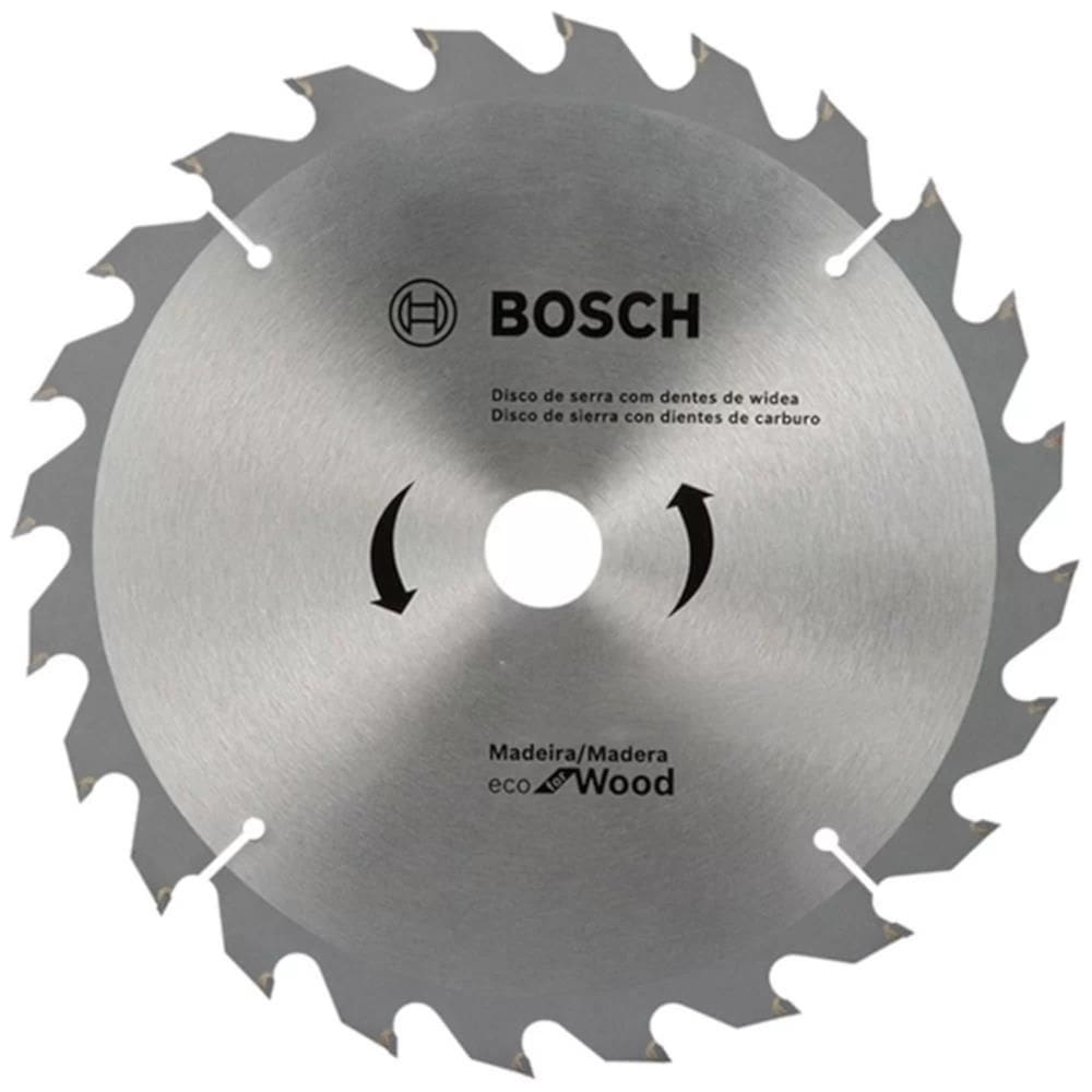 Disco de Serra Circular Eco 24 Dentes 184mm - 2608644329-000 - BOSCH