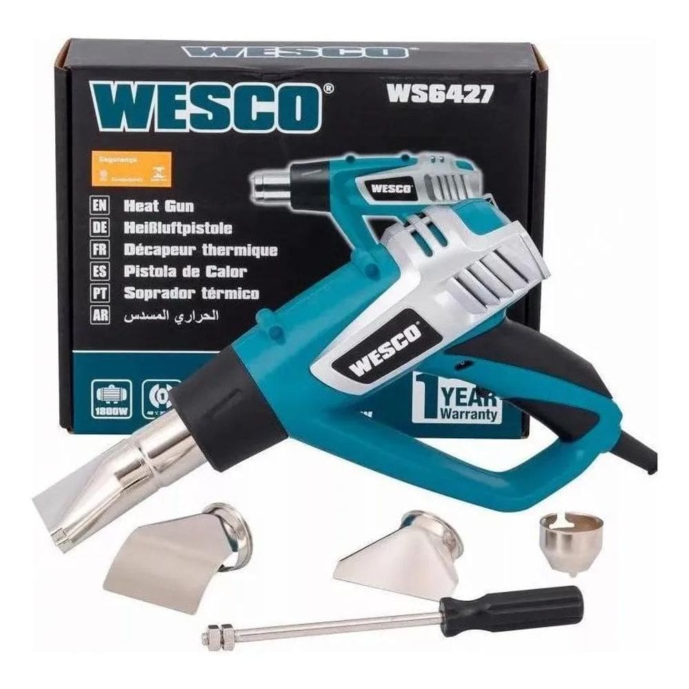 Soprador Térmico 1800W Ws6427 Wesco + Bicos