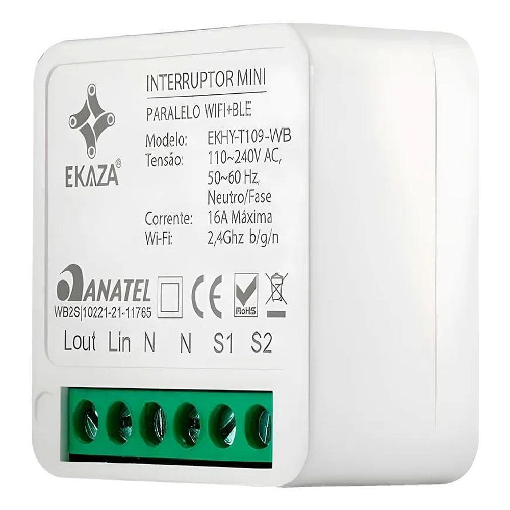 Interruptor Inteligente Mini Wifi Automação Alexa Googlehome