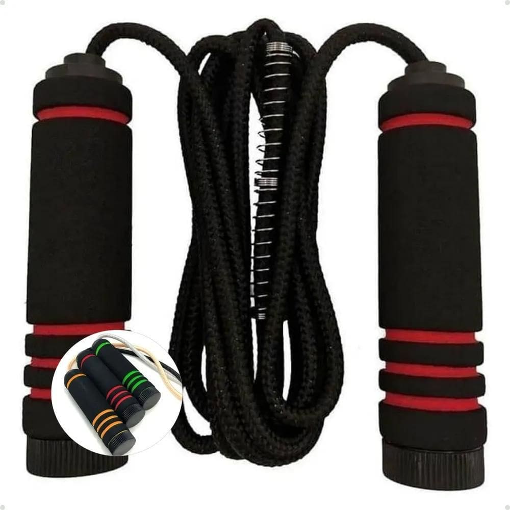 Corda De Pular Cross Profissional Ajustável Speed Rope Fit