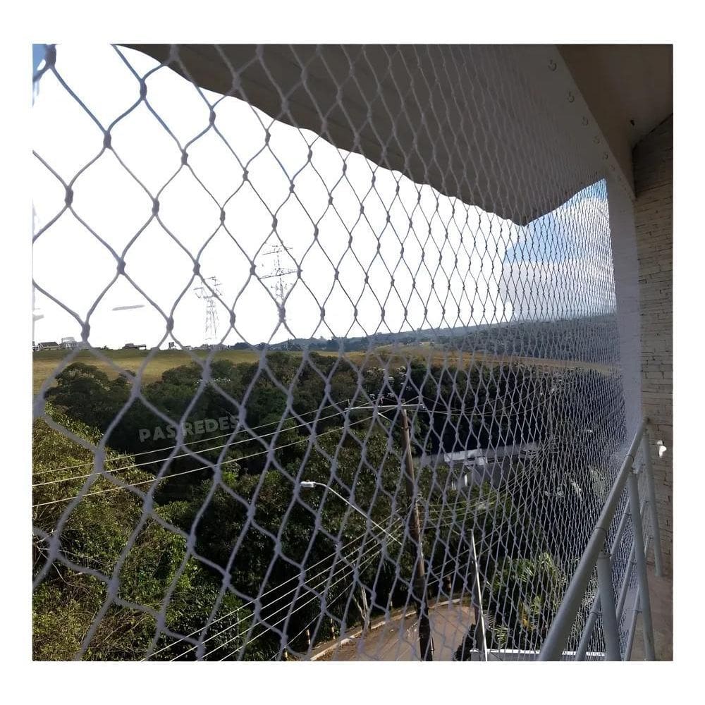 Rede Tela De Proteção Para Janelas 1,20 X 1,40 Kit Completo