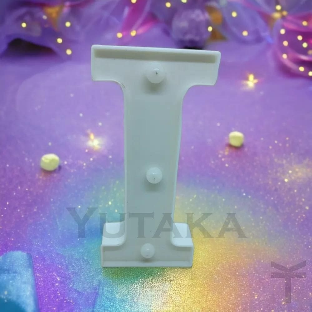 Letra De Led 3D Luminária Decoração Festa Branco Quente 16Cm
