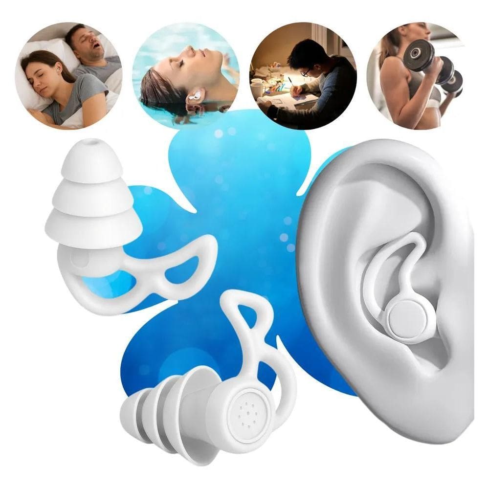 Tampão De Ouvido Protetor Auricular Dormir Natação Antiruído