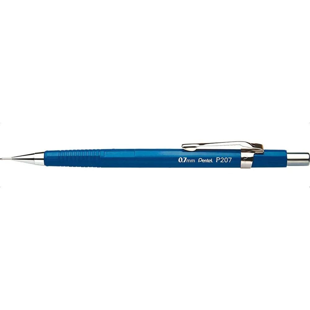 Lapiseira Tecnica Pentel P207 0.7Mm Azul Sharp P200