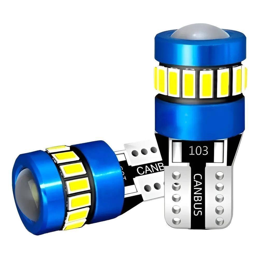 Par Lâmpada Pingo T10 19 Led Canbus 4300K Branco Quente