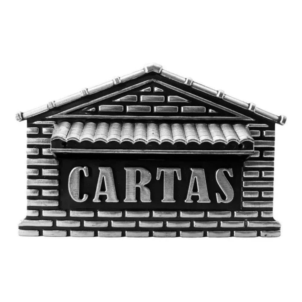 Caixa De Tijolinho Prata Em Pvc Para Muro / Grade