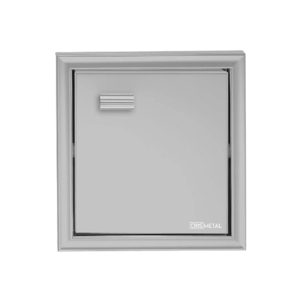 Porta Papel 17,5x12,5x16,5cm Embutir Silver - 7056 - CRIS METAL