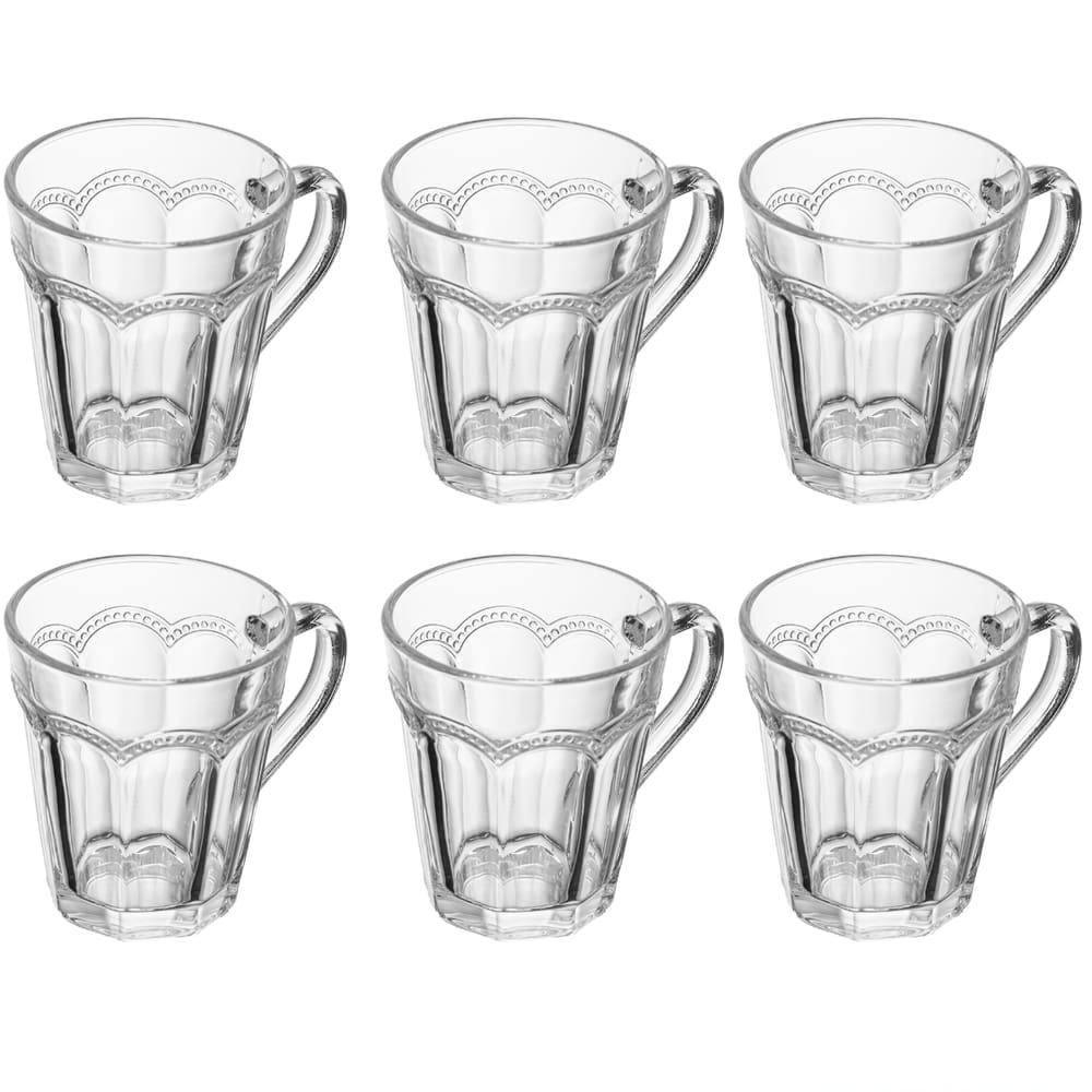 Jogo De 6 Xícaras Para Café 80ml Belle Epoque Lyor