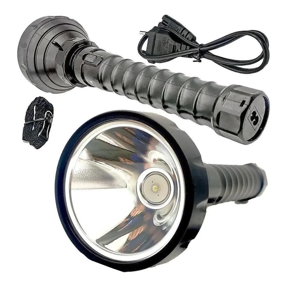 Lanterna Recarregável 1 Led Grande 110V 220V Dp-959C Potente