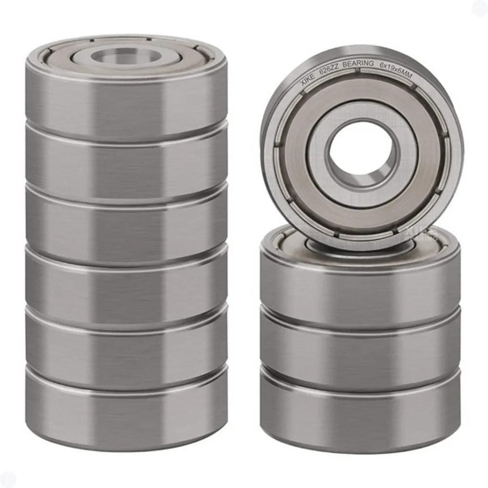 3X Kit 10 Micro Rolamento 626 Zz - 626Z 6X19X6Mm Aço Carbon