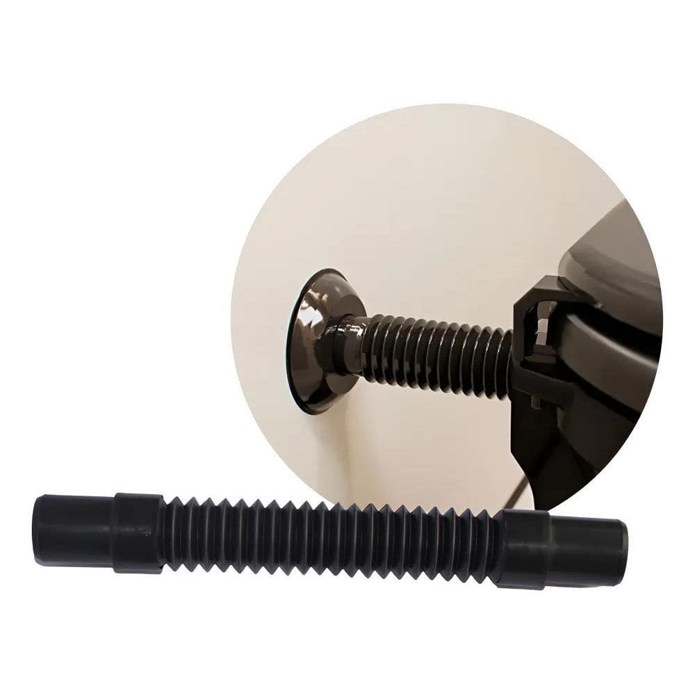 Tubo De Ligação Extensível Preto Para Vaso Sanitário Privada