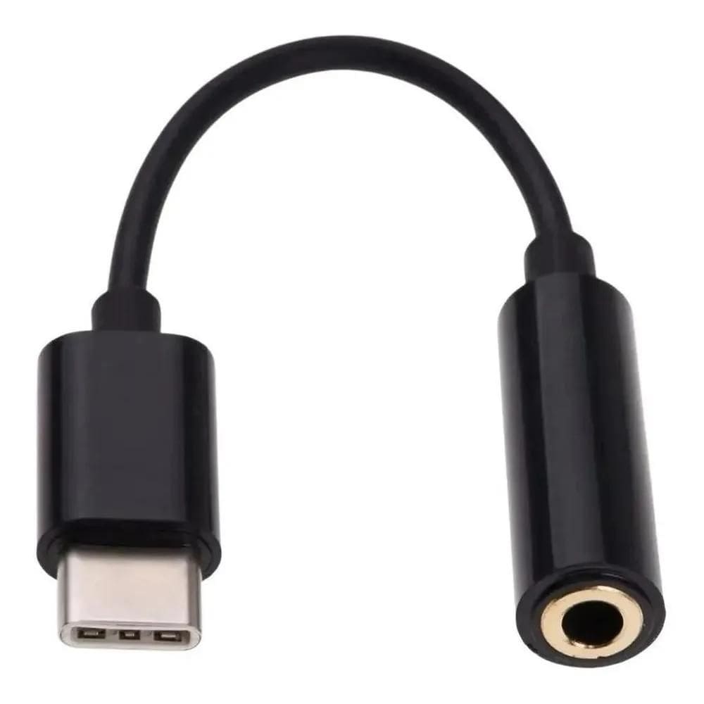 3X Cabo Adaptador Tipo-C Para P2 Fone De Ouvido