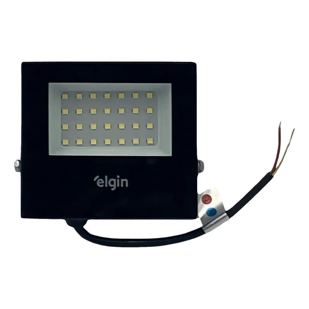 Refletor De Led Holofote 50W Bivolt Branco Frio Ip66 Carcaça