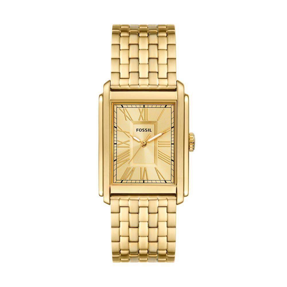 Relógio Fossil Masculino Carraway Dourado - Fs6009-1dn Fs6009-1dn