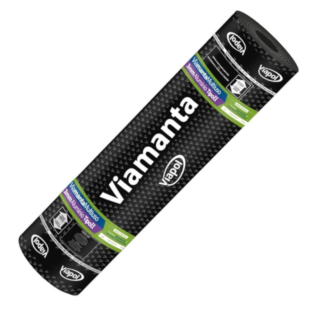 Manta Asfáltica Multiuso 1x10 Metros Viamanta de Alumínio 3mm - V0117982 - VIAPOL