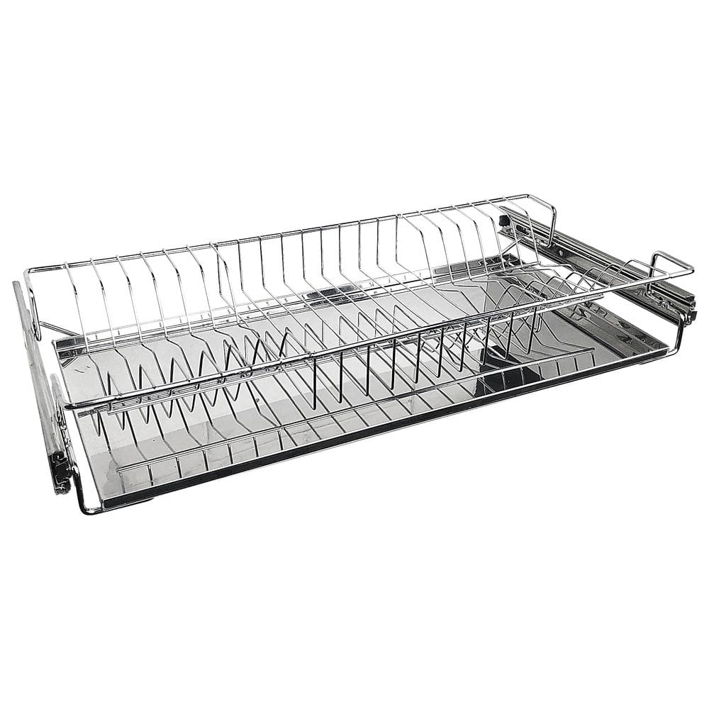 Escorredor de Embutir Deslizante Entrance 57x9x25cm Cromado 8753