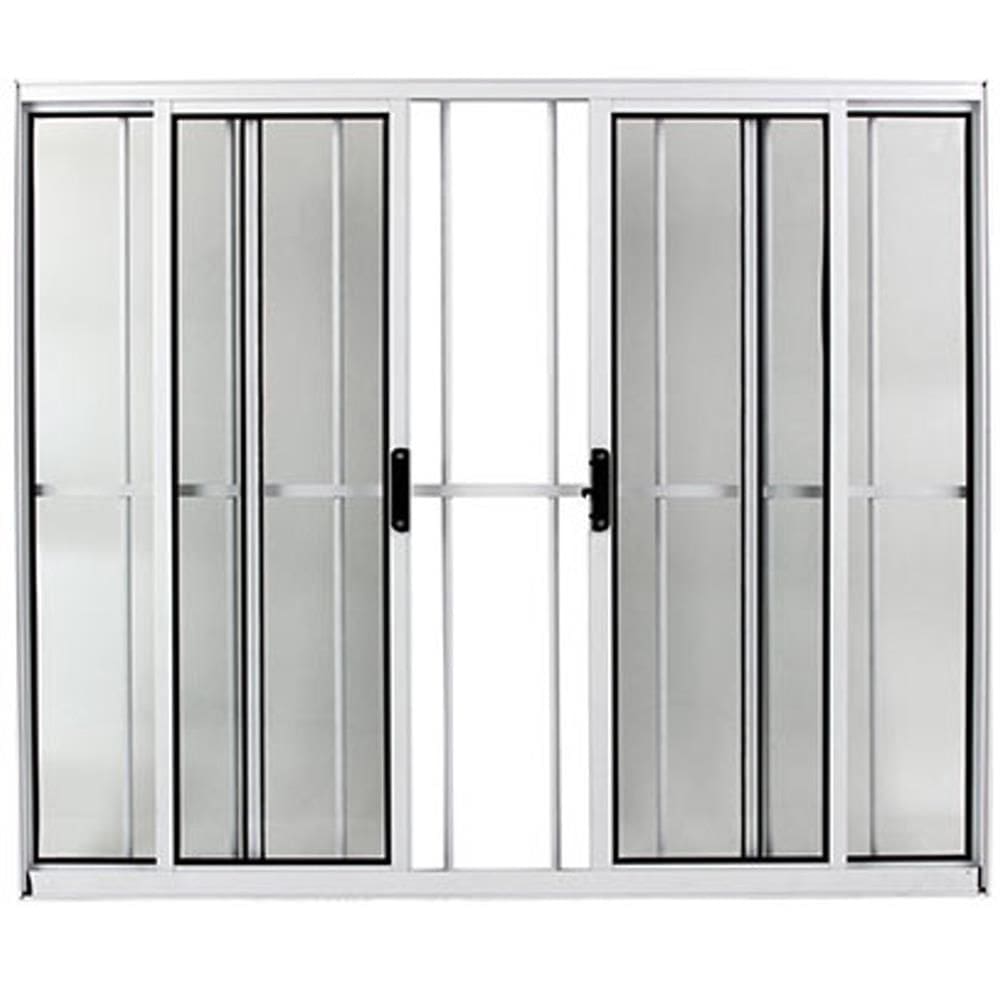 Vitrô Correr 4 Folhas Com Grade Branco 100 x 150 - FACCE