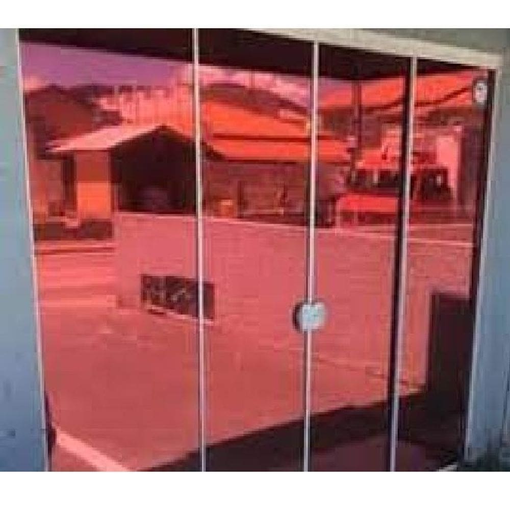 Insulfilme Espelhado Para Vidros,Vermelho,13Mt X50Cm,Insu Film P/Janela,Insulfilmes,Residencial,Insufilme Para Janela,