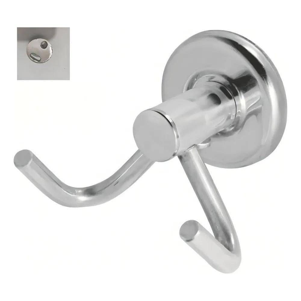 Cabide Gancho Toalha Duplo Aço Inox Alumínio Stander Dna Met