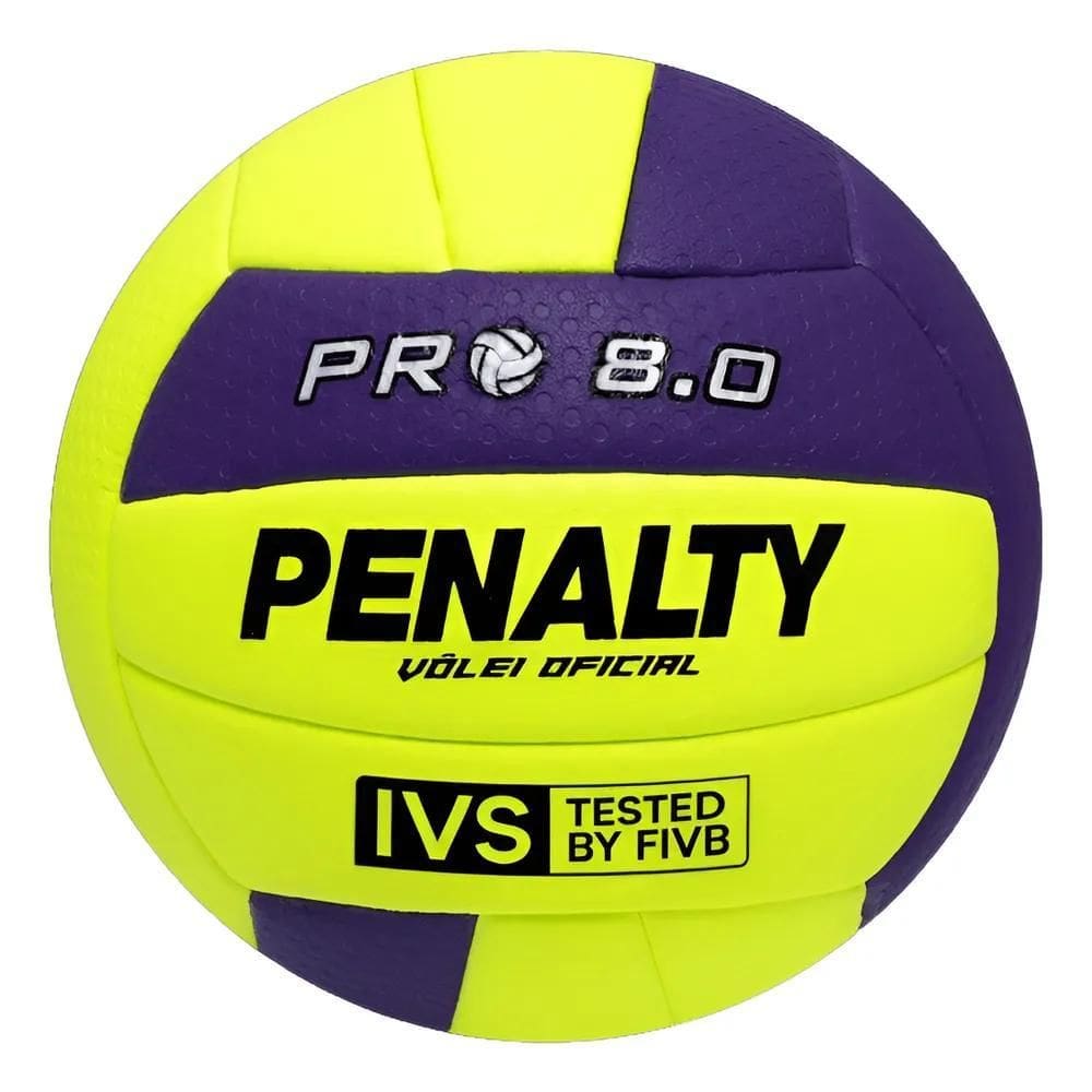Bola Vôlei Penalty 8.0 Ivs Tested By Fivb Pro Ix Cor Amarelo