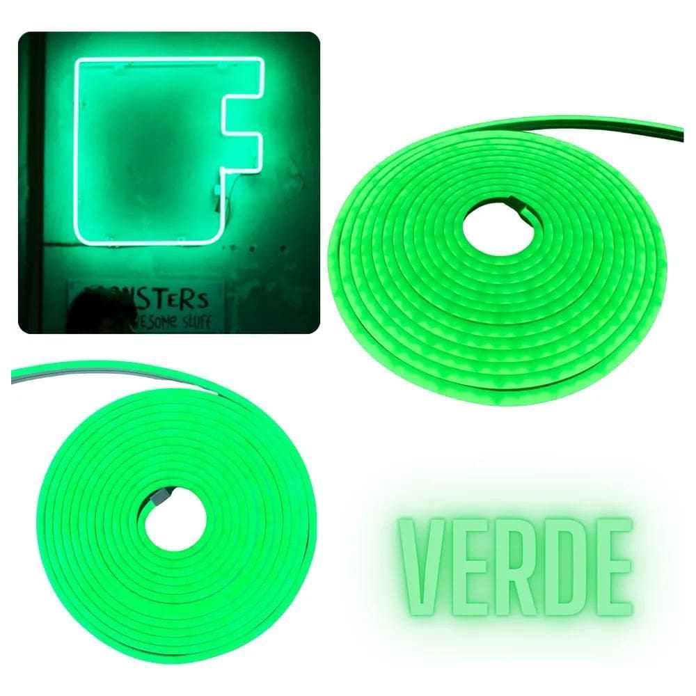 3X Fita Led Neon Flexíve 5M 12V 120Led/M Siliconada Alto Bri