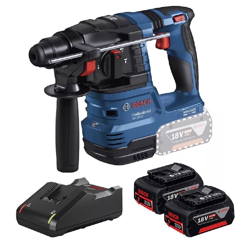 Martelete Rompedor Gbh 185-Li 2 Baterias E Carregador Bosch