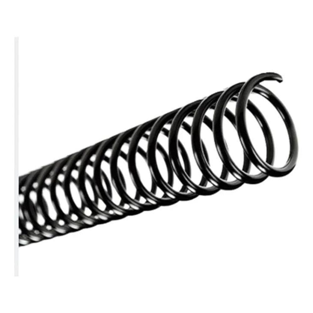 3X Espiral 25Mm Encadernação Até 160 Folhas - Preto 48 Unida
