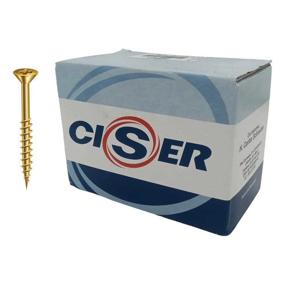 3X Parafuso 4,0X45Mm P Mdf 4,0X45 Madeira 4,0 X 45 Caixa 300