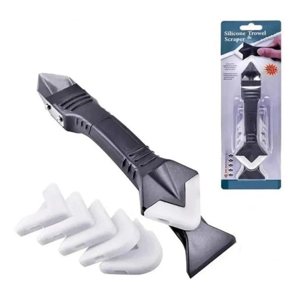 3X Espátula Rejunte Raspador Removedor Calafetagem Silicone