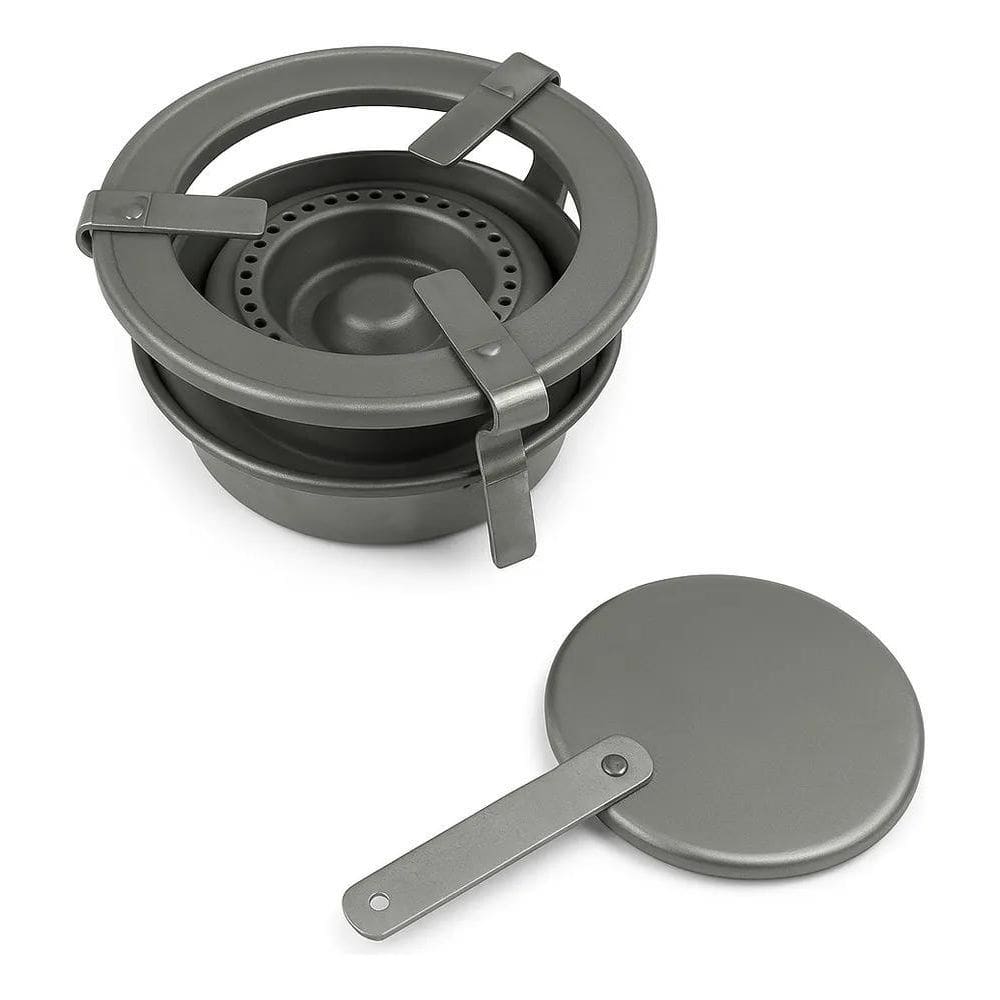 3X Fogareiro A Álcool Camping Portátil Espiriteira Sem Pintu