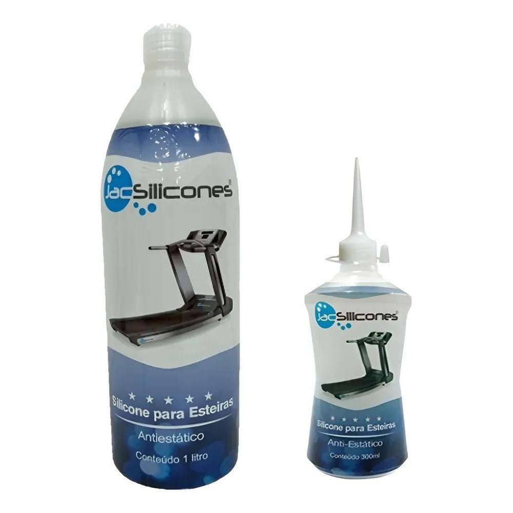 3X Silicone Lubrificante Esteiras Elétrica Jac 1 Litro + Fra