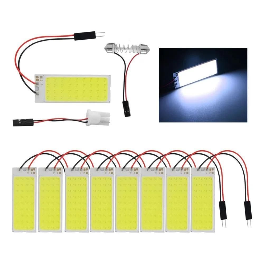 3X Kit 10 Placa Super Led Cob 36 Chips T10 Torpedo M3 Atacad