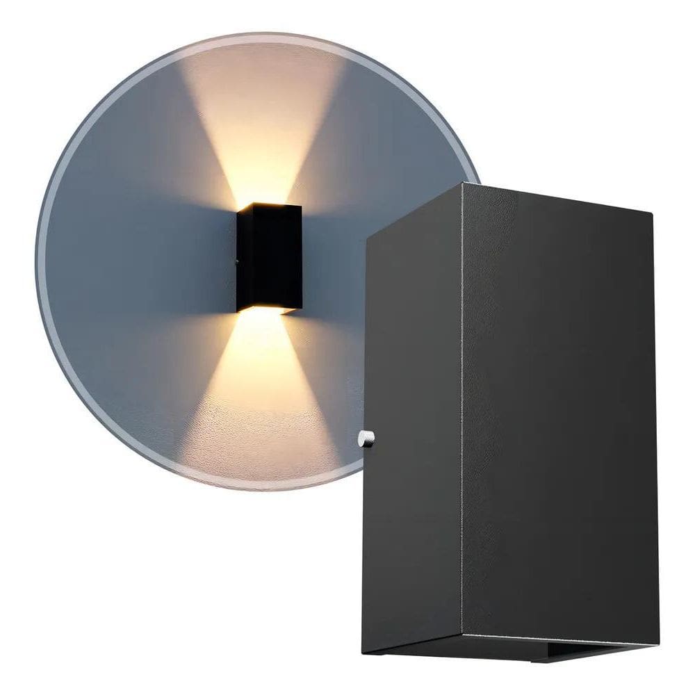 1X Arandela Duplo Facho Longo Externa Dicroica Alumínio Lumi