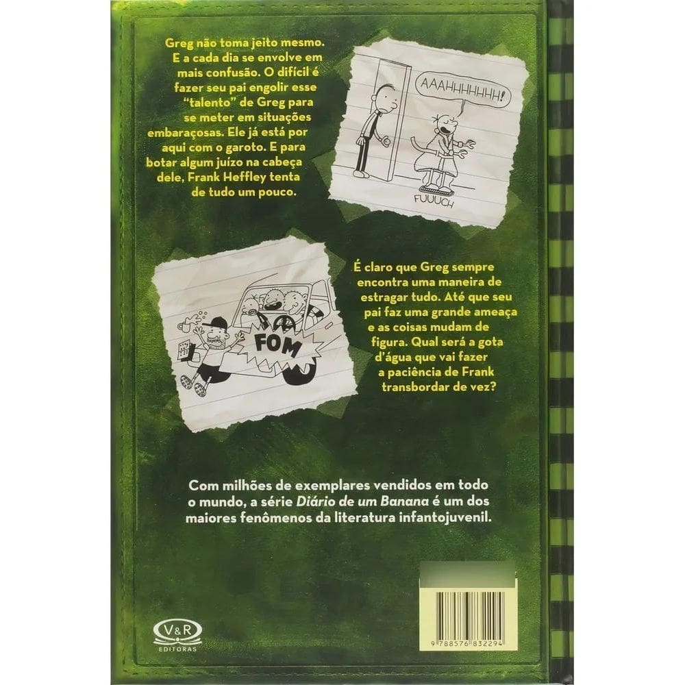3X Livro - Diário De Um Banana 3: A Gota Dágua- Imediato