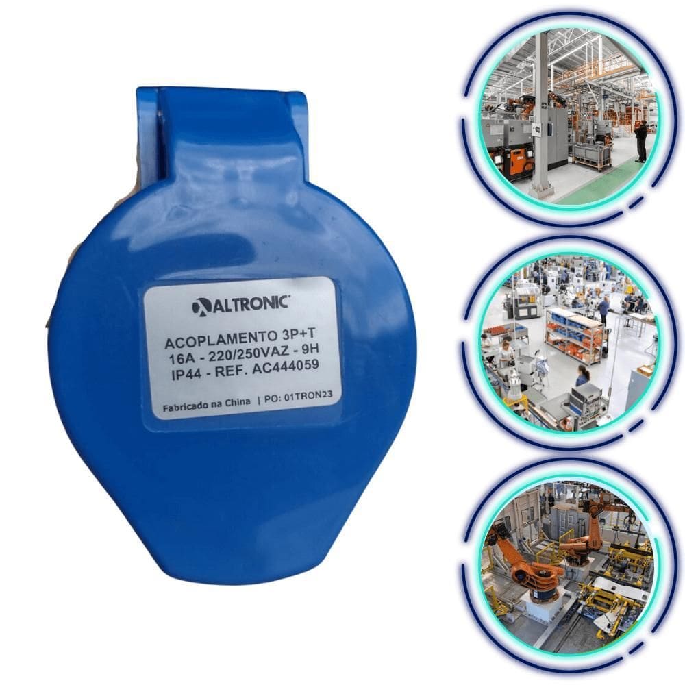 Tomada De Acoplamento 3P+T 16A 220/250V