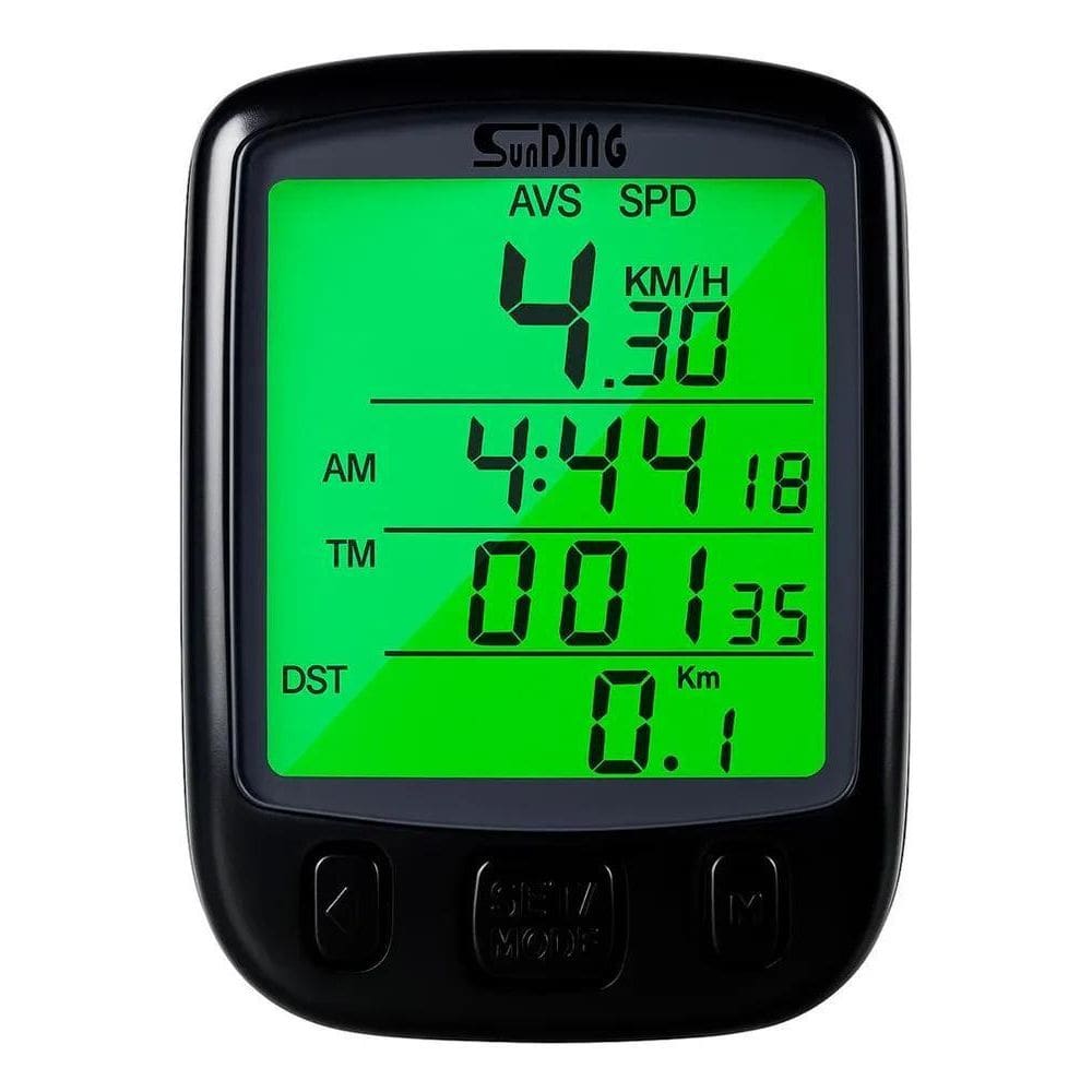 3X Ciclocomputador Velocímetro Com Luz Noturna Bike Biciclet