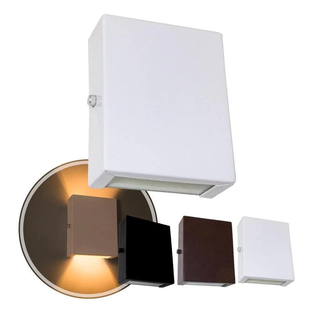 3X Luminária Arandela Facho Bidirecional De Parede Starlumen