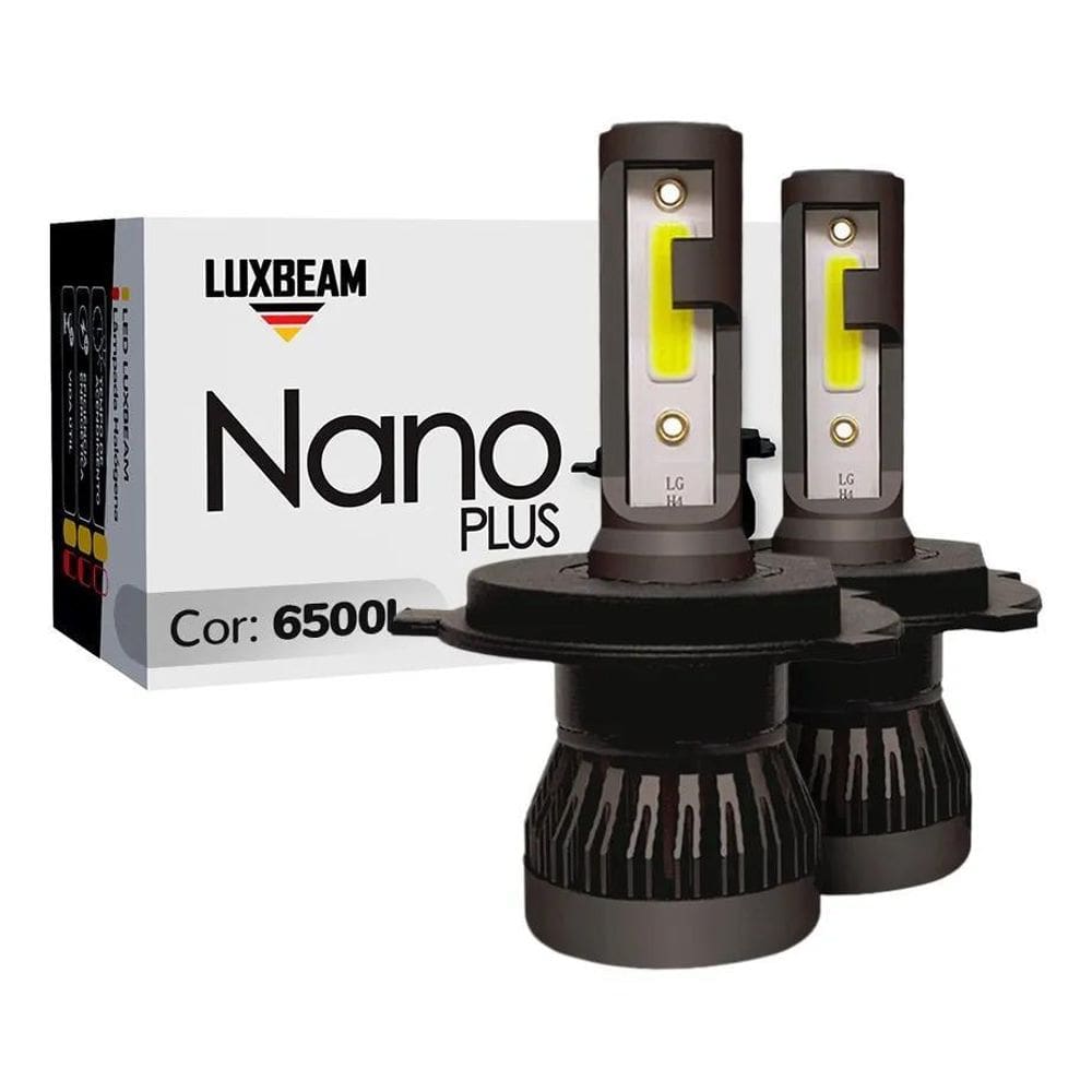 3X Par Super Led Nano Plus 6500K H1 H3 H4 H7 H11 Lâmpada Bra
