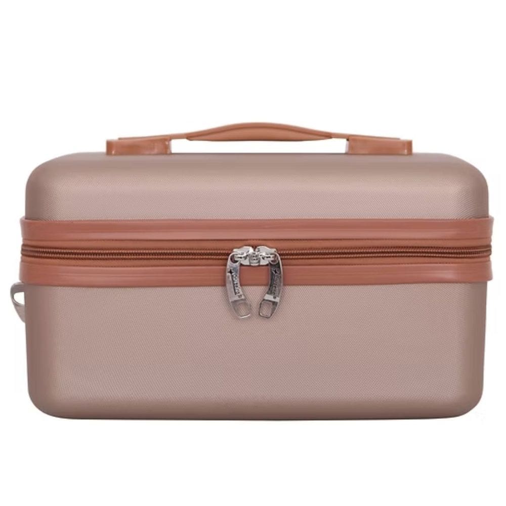 Frasqueira Rígida com Alça Bolsa Necessaire Premium Porta Jóias e Maquiagem Estilo Baú - Mendoza - Cruzeiro